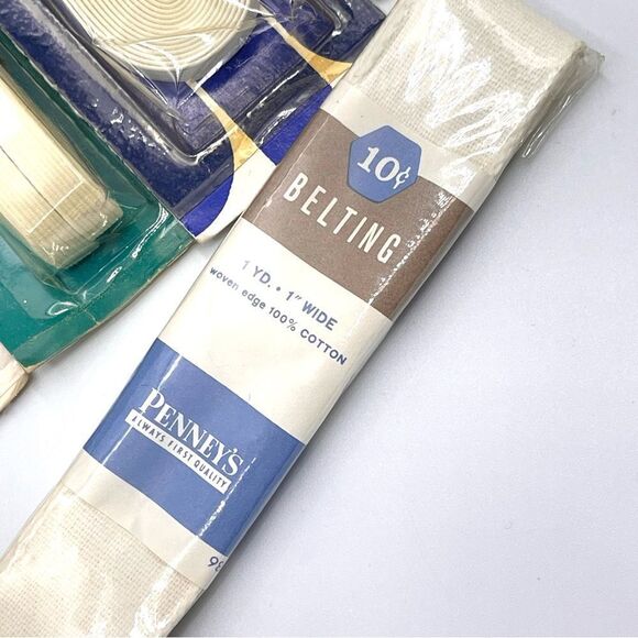 Seam Binding Tape Hem Facing Bias Tape Elastic Band Patches Cookie Tin Bundle - Picture 9 of 16